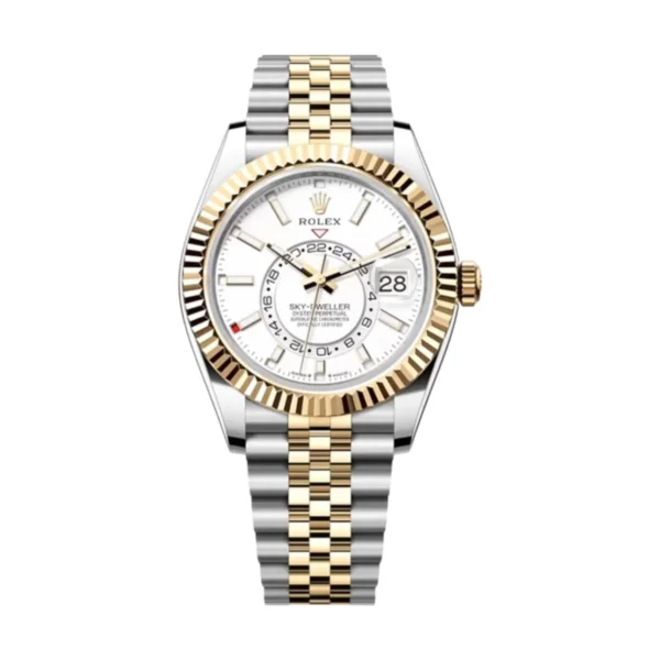F0A3679B-A638-A5ED-ECCF-9F648A8FE435.webp Superclone Rolex Sky-Dweller 42 mm Intense white Dial 336933