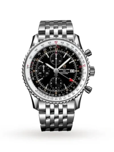 Breitling Navitimer Men Automatic Black Stainless Steel Watch A24322121B2A1