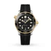 Omega Seamaster Men Automatic Black Rubber Watch O21022422001001