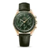 Omega Speedmaster Men Automatic Green Leather Watch O31063425010001