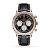 Breitling Navitimer Men Automatic Black Alligator Watch RB0138211B1P1