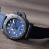 Panerai Submersible Men Automatic Blue Rubber Watch PAM01232