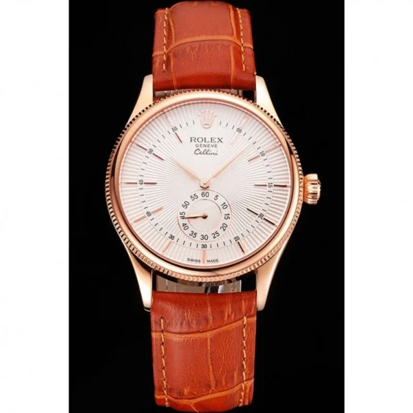 Superclone Rolex Cellini 38mm White Dial REP016813
