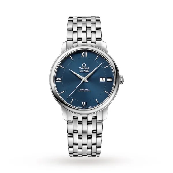 F388775B-8D67-3065-B846-D65114D17D10.webp Omega De Ville Men Automatic Blue Stainless Steel Watch O42410402003001