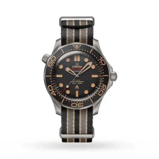 F46BC00E-08DF-E27A-74E4-E014868C3E35.webp Omega Seamaster Men Automatic Black Fabric 007 Watch O21092422001001