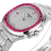 Patek Philippe White Gold Ruby Nautilus Watch