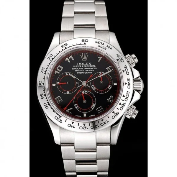 Superclone Rolex Daytona 39mm Black Dial 80296