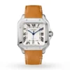 Cartier Santos de Cartier Men Automatic Silver Stainless Steel Watch WSSA0018