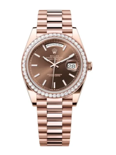 Superclone Rolex Day-Date 40 mm Chocolate Dial 228345RBR