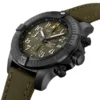 Breitling Avenger Men Automatic Green Leather Watch V13317101L1X2