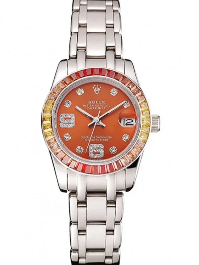 Rolex Datejust 33mm Orange Dial REP016821