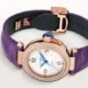 Cartier Pasha de Cartier Women Automatic Silver Alligator Watch WJPA0012
