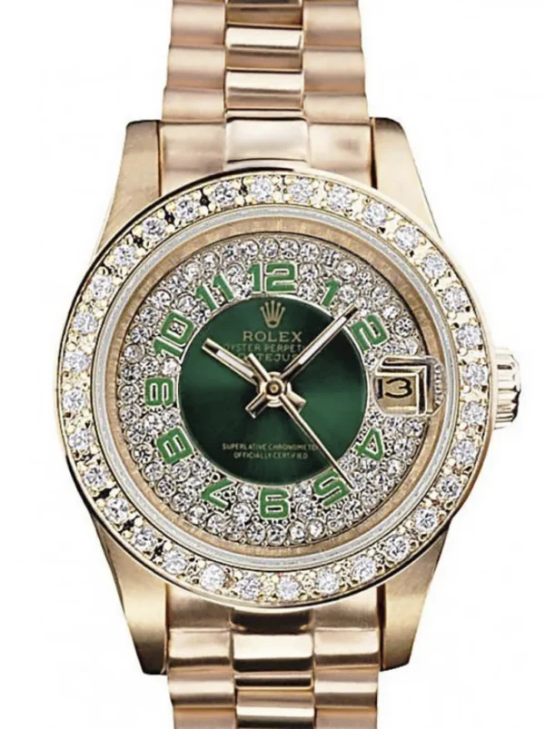 Rolex Datejust 28mm Green Dial RL39