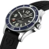 Breitling Superocean Men Automatic Black Rubber Watch A173678A1B1S1