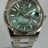 Superclone Rolex Sky-Dweller 42 mm Mint green Dial 336934 Oyster