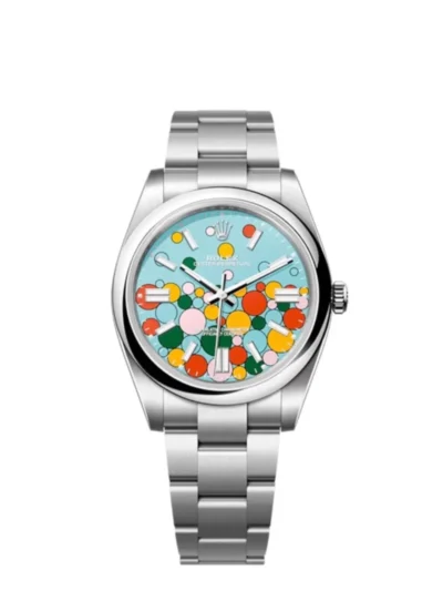 Superclone Rolex Oyster Perpetual 41 mm Turquoise Dial 124300