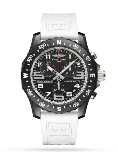 Breitling Endurance Pro Men Quartz Black Rubber Watch X82310A71B1S1