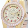 Rolex Day-Date 36mm Yellow gold with Diamonds Dial 118346